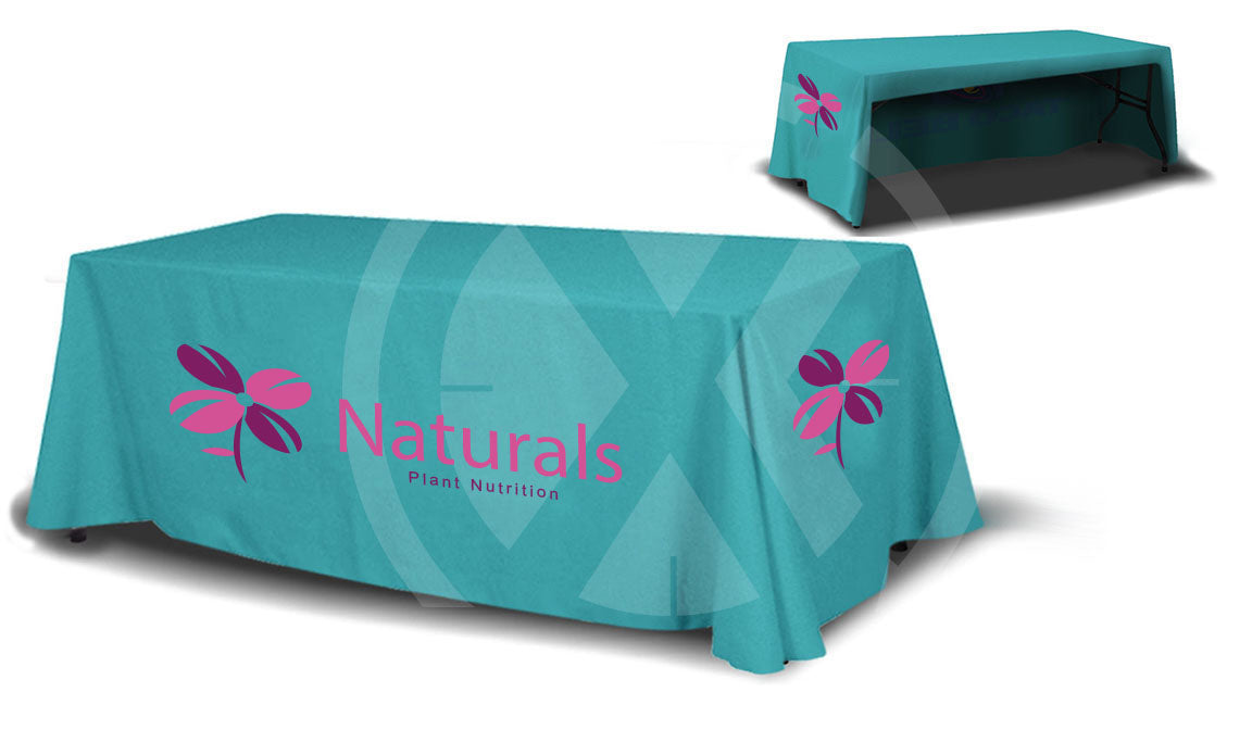 Table Throw Cover 6ft 3 Sides