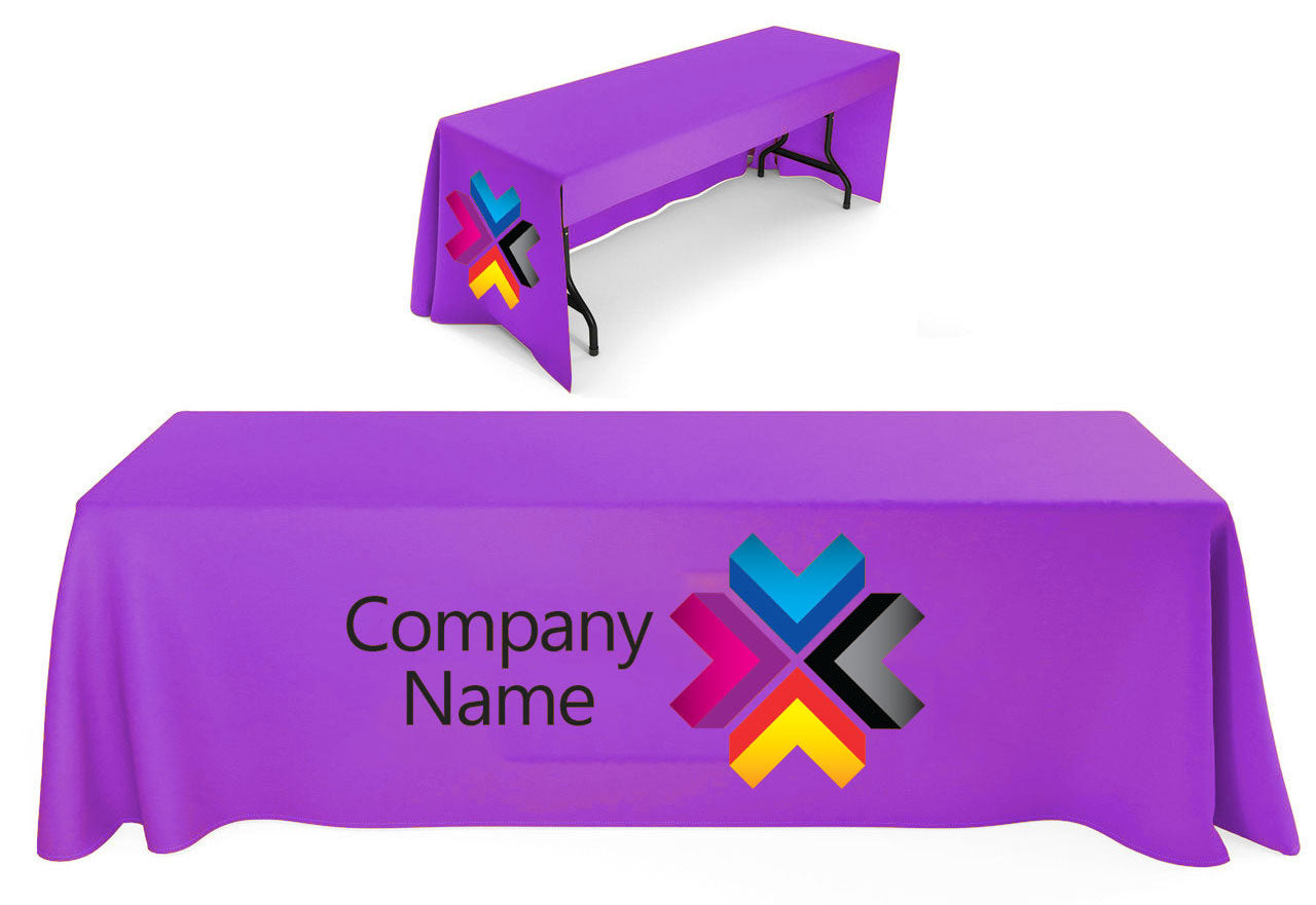 Table Throw Cover 6ft 3 Sides
