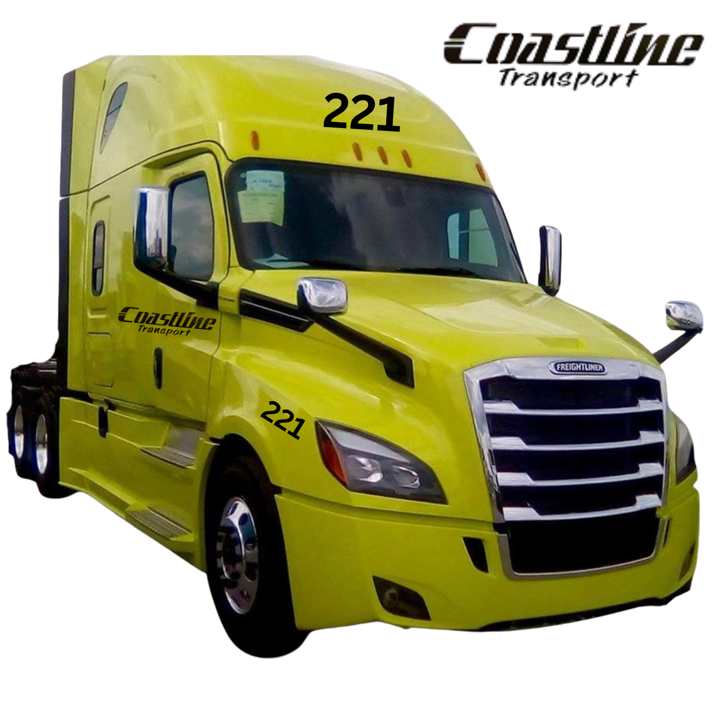 Professional Truck Decals Kit for Tractor Trailer