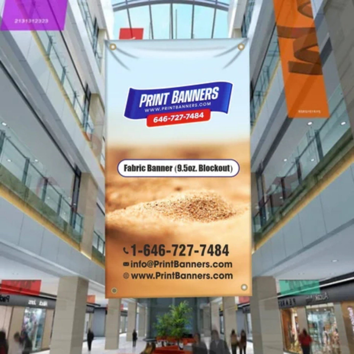 Fabric Banner (9oz. Wrinkle Free)