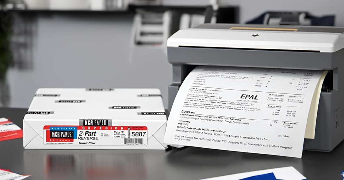 2-Part Reverse NCR Paper (500 Sheets)