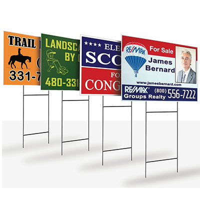 Yard Sign and H-Stake