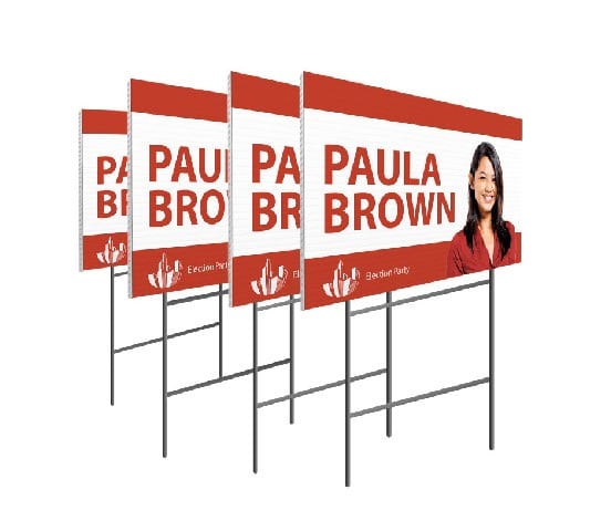 Yard Sign and H-Stake